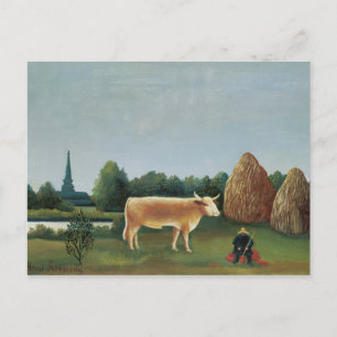 Carte Postale Henri Rousseau - Scène à Bagneux en périphérie