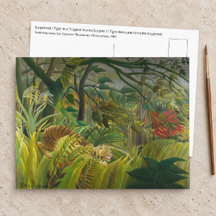 Carte Postale Henri Rousseau - Surpris !