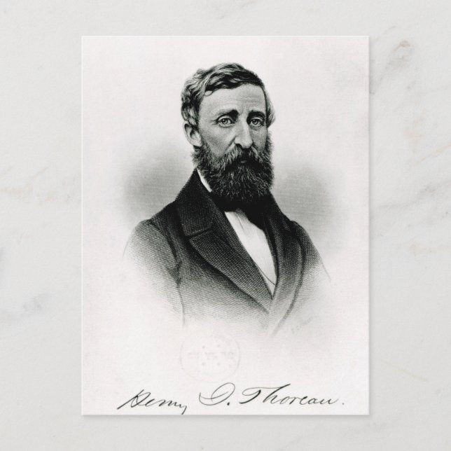 Carte Postale Henry David Thoreau (Devant)