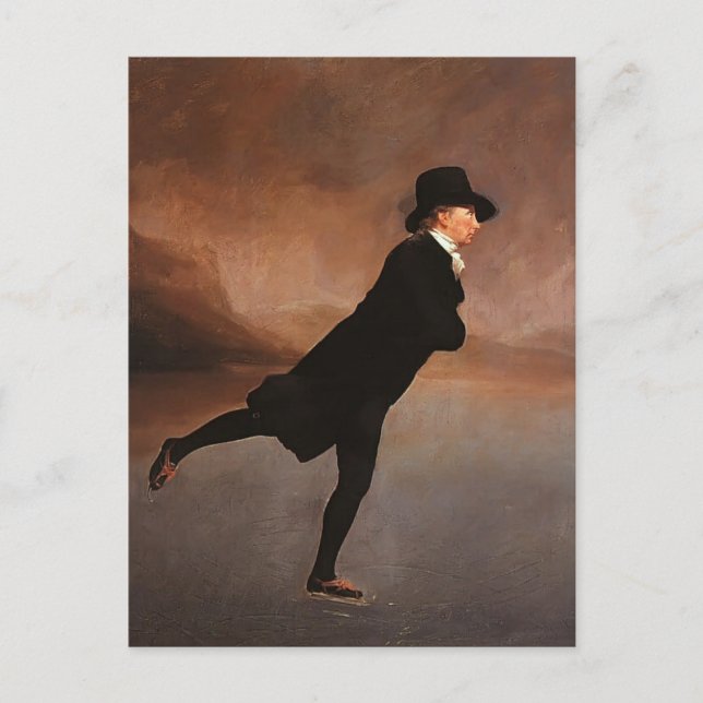 Carte Postale Henry Raeburn - Le ministre du patinage (Devant)