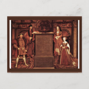 Carte Postale Henry Vii, Elizabeth Of York, Henry Viii Et Jane