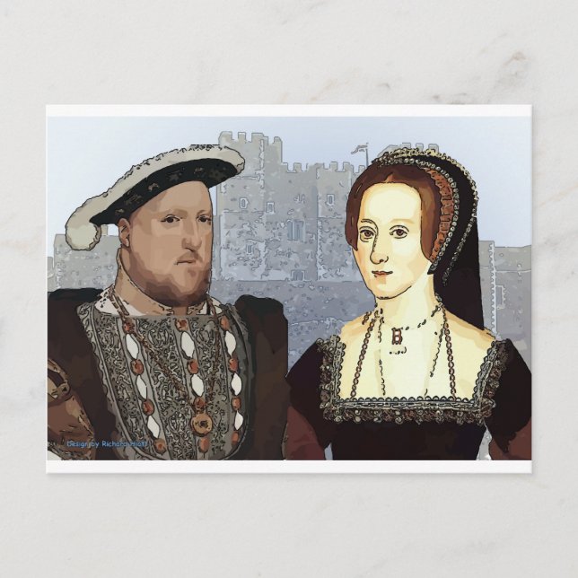 Carte Postale Henry VIII et Ann Boleyn (Devant)