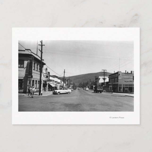 Carte Postale Heppner, Oregon Main Street View Photographie (Devant)