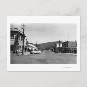 Carte Postale Heppner, Oregon Main Street View Photographie