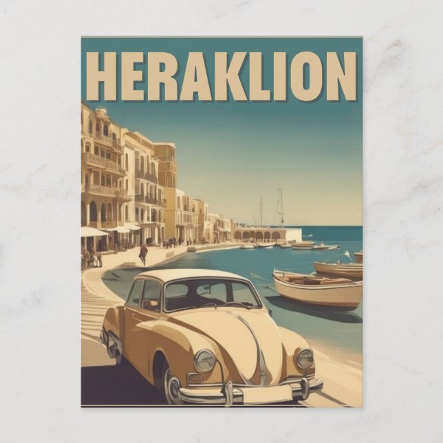 Carte Postale Héraklion, Iraklio. vocation grèce (Devant)
