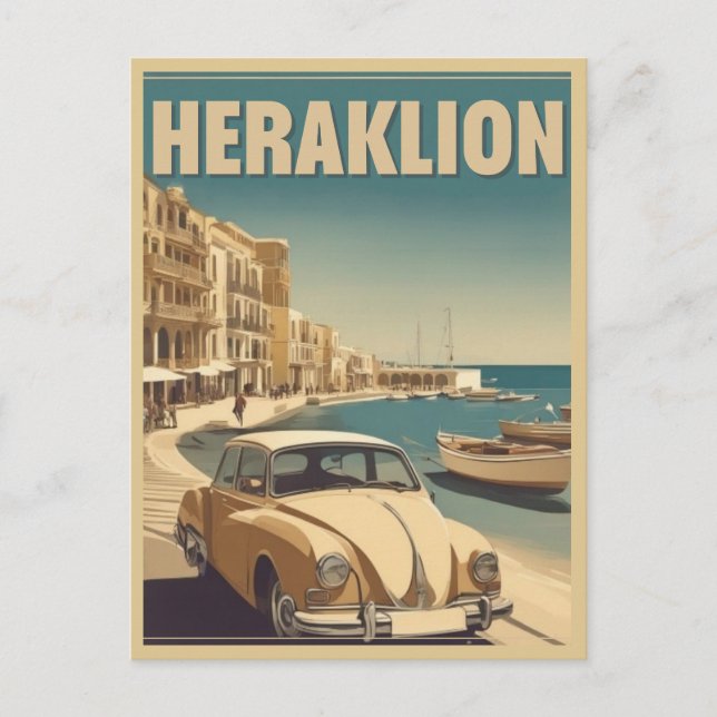 Carte Postale Héraklion, Iraklio. vocation grèce (Devant)