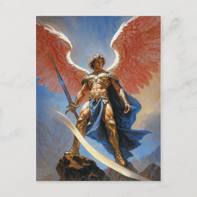 Carte Postale Herald of the Divine Flame Archangel Michael (Devant)