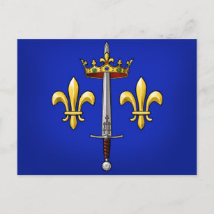 Carte Postale Héraldique de Jeanne d'Arc Jeanne d'Arc