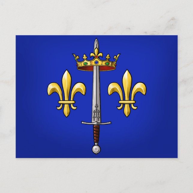 Carte Postale Heraldique de Jeanne d'Arc Jeanne d'Arc (Devant)