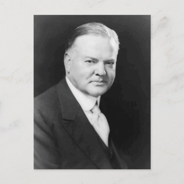 Carte Postale Herbert Hoover (Devant)