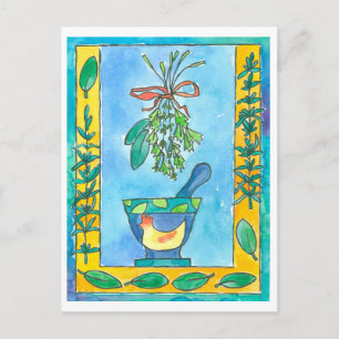 Carte Postale Herbes de Cuisines de lauriers de Rosemary Bay