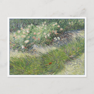 Carte Postale Herbes et papillons par van Gogh