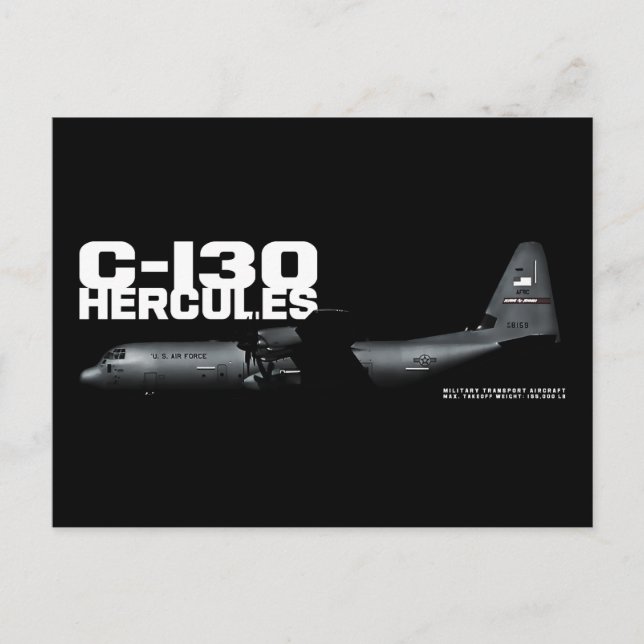 Carte Postale Hercules C-130 (Devant)