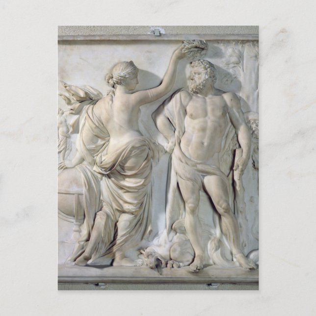 Carte Postale Hercules couronné de gloire, 1671 (Devant)