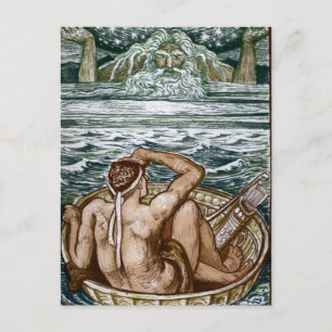 Carte Postale Hercules et Atlas