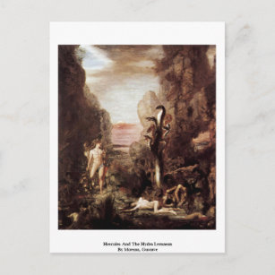 Carte Postale Hercules Et Hydra Lernaean De Moreau, Gustave