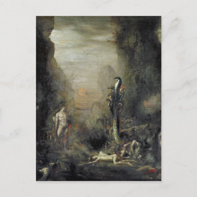Carte Postale Hercules et Lernaean Hydra (Devant)