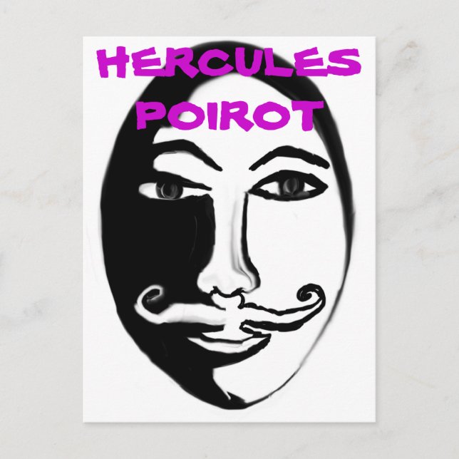 Carte Postale Hercules Poirot (Devant)