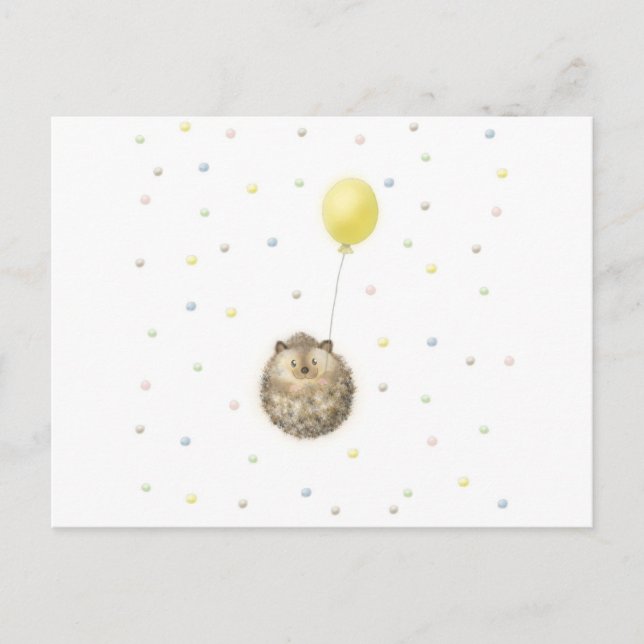 Carte Postale Hérisson (Devant)