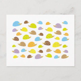 Carte Postale hérisson de chibi