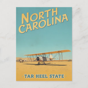 Carte Postale Héritage de l'aviation de Caroline du Nord