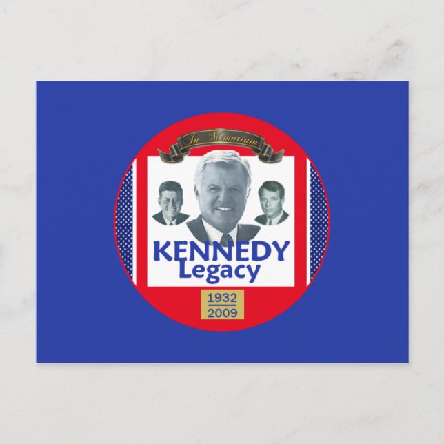 Carte postale héritée de Ted Kennedy 2009 (Devant)