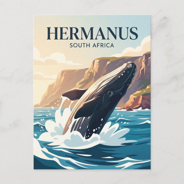 Carte Postale Hermanus Afrique du Sud (Devant)