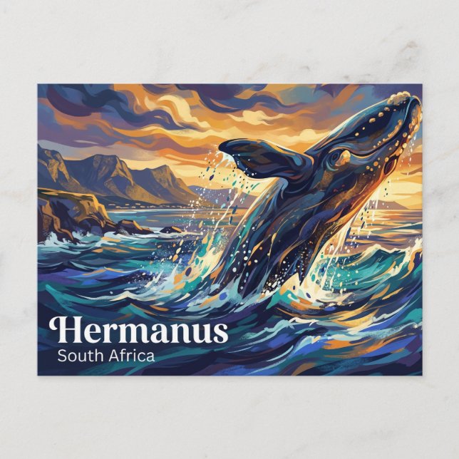 Carte Postale Hermanus Afrique du Sud (Devant)