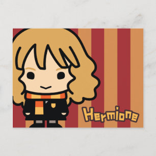 Carte Postale Hermione Granger personnage de dessin de personnag