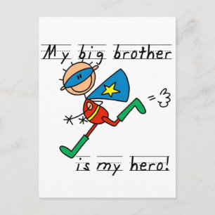 Carte Postale Hero Big Brother Tshirts et cadeaux