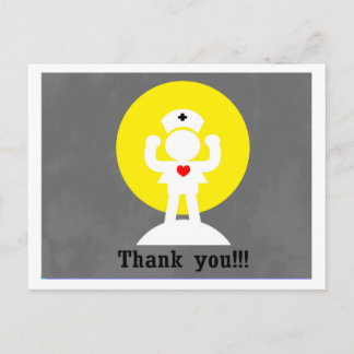 Carte Postale héroïne infirmière