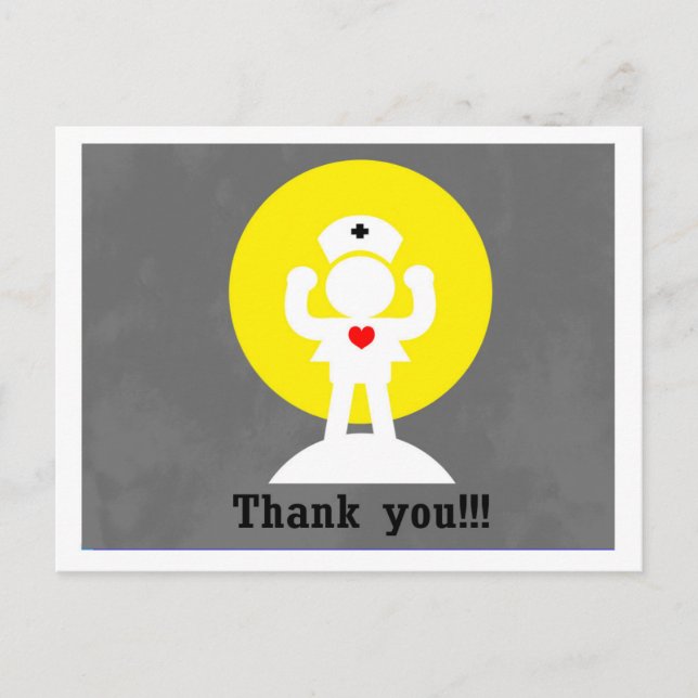 Carte Postale héroïne infirmière (Devant)