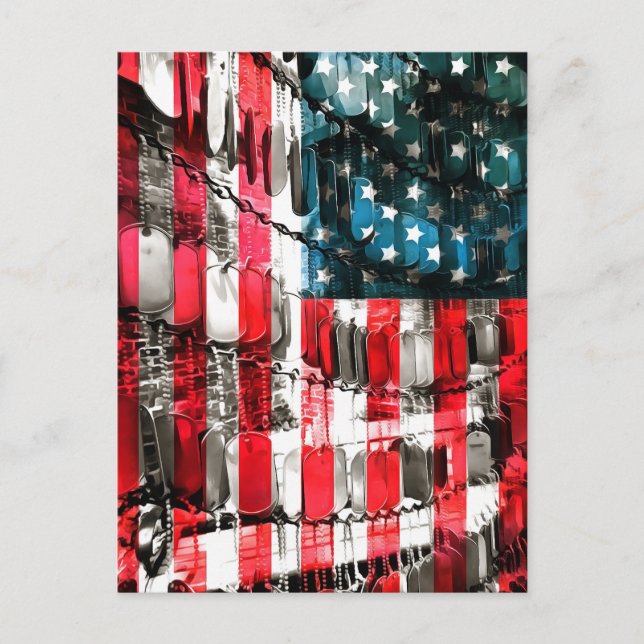 Carte Postale Héros américains (Devant)