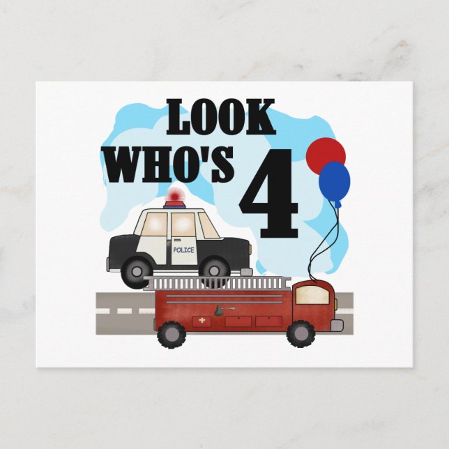 Carte Postale Héros de tous les jours 4e anniversaire (Devant)