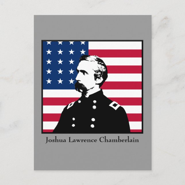 Carte Postale Héros militaire - J.L. Chamberlain (Devant)