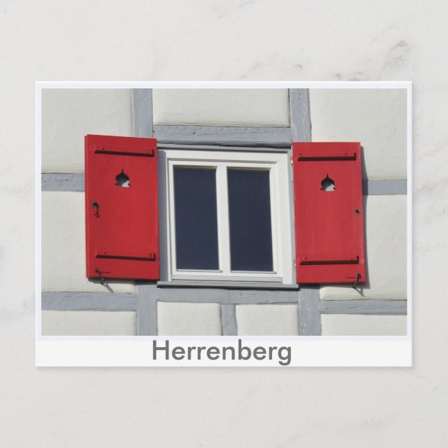 Carte Postale Herrenberger Fensterladen (Devant)