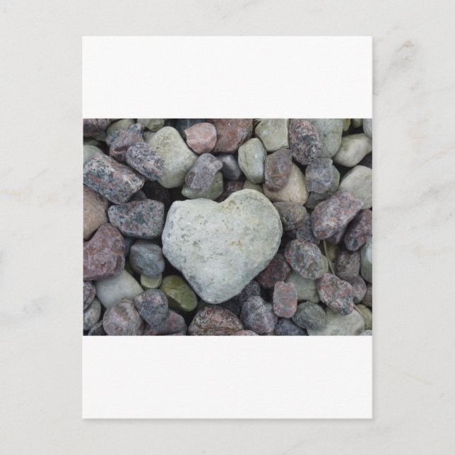 Carte Postale Herz aus Stein (Devant)