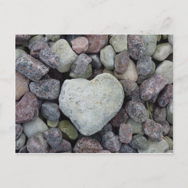 Carte Postale Herz aus Stein (Devant)