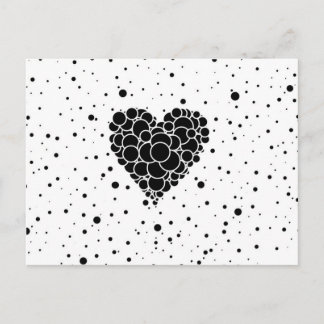 Carte Postale Herz Blasen