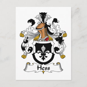 Carte Postale Hess Family Crest