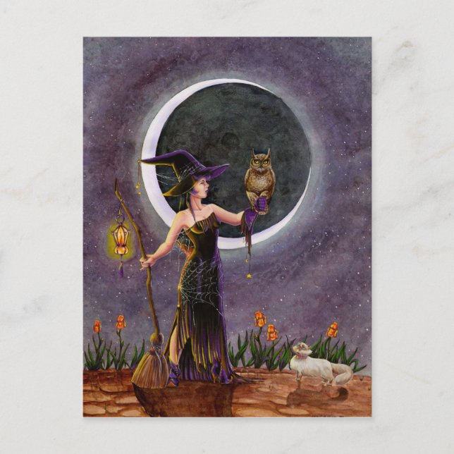 Carte postale 'Hester and Owl' (Devant)