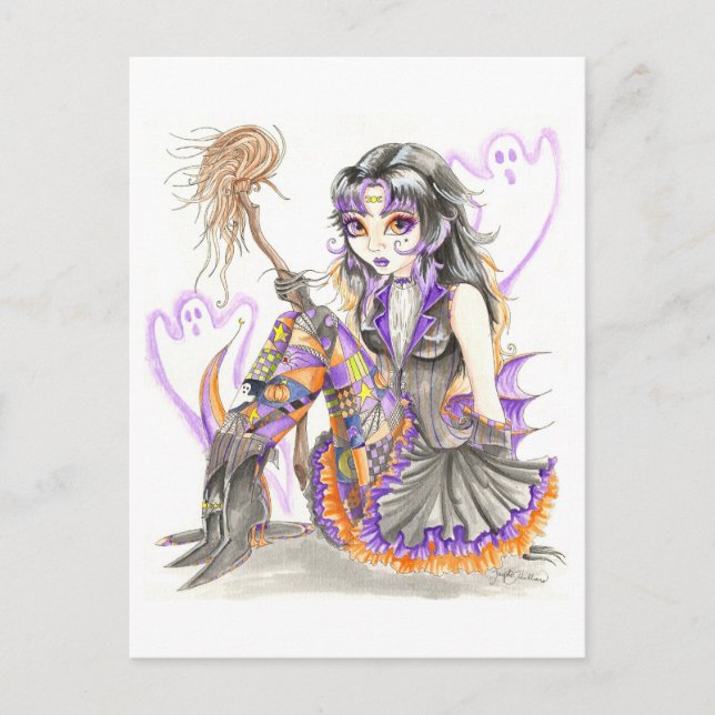 Carte postale 'Hester et les fantômes' (Devant)