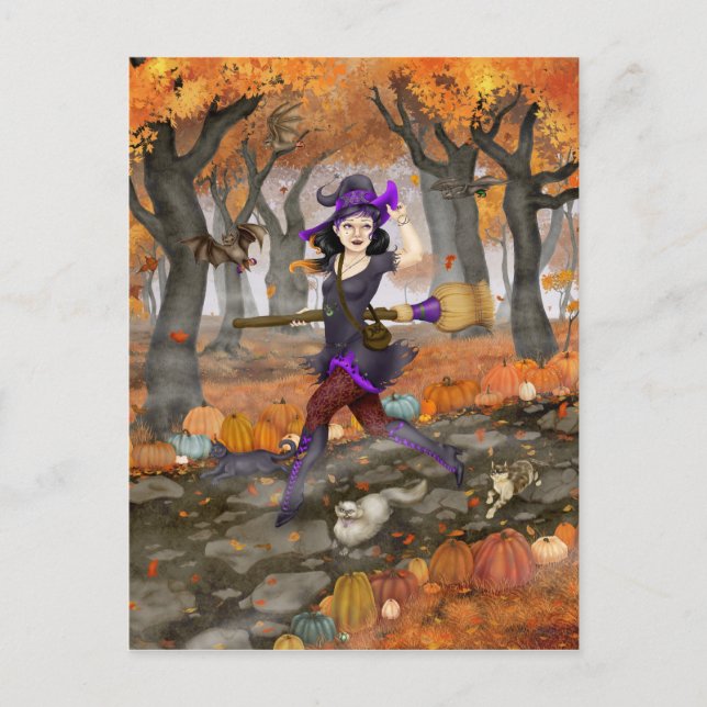 Carte Postale Hester's Autumn Adventure (Devant)