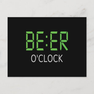 Carte Postale Heure de la bière
