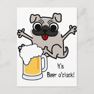 Carte Postale Heure de la bière carlin