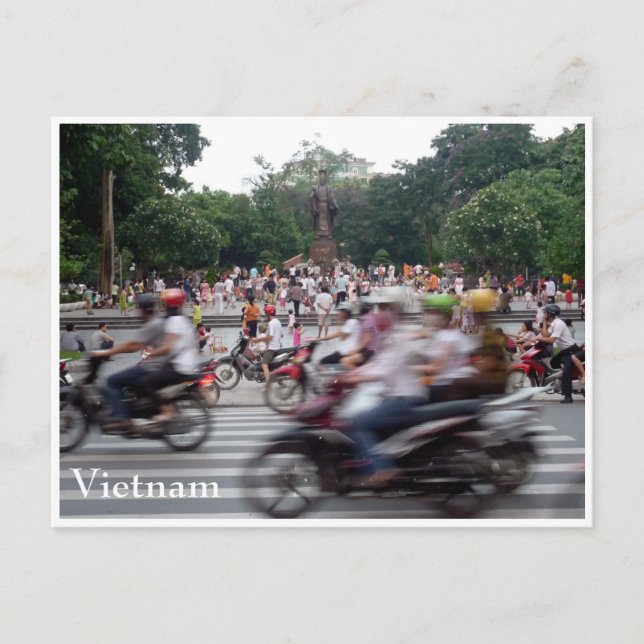 Carte Postale heure de pointe du hanoi (Devant)