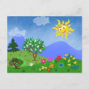 Carte Postale Heure d'été