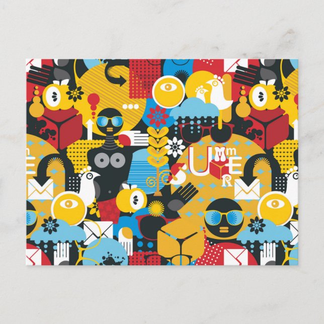 Carte Postale Heure d'été (Devant)