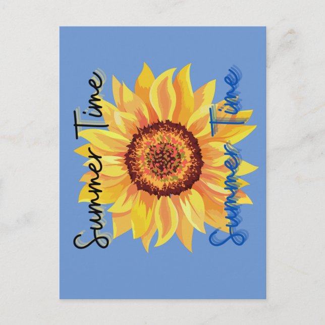 Carte Postale  Heure d'été (Devant)