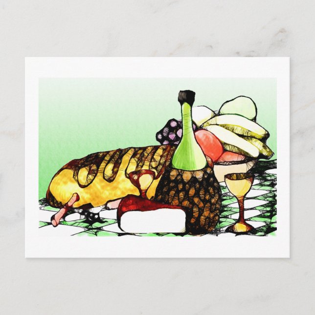 Carte Postale Heure d'été (Devant)